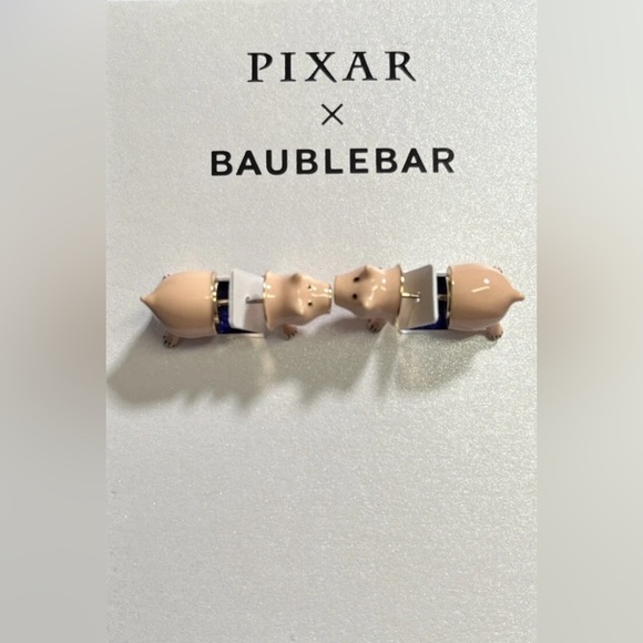 NWT ⚜️🐖⚜️ Baublebar x Disney Pixar Toy Story Hamm Pig Earrings - Picture 2 of 9